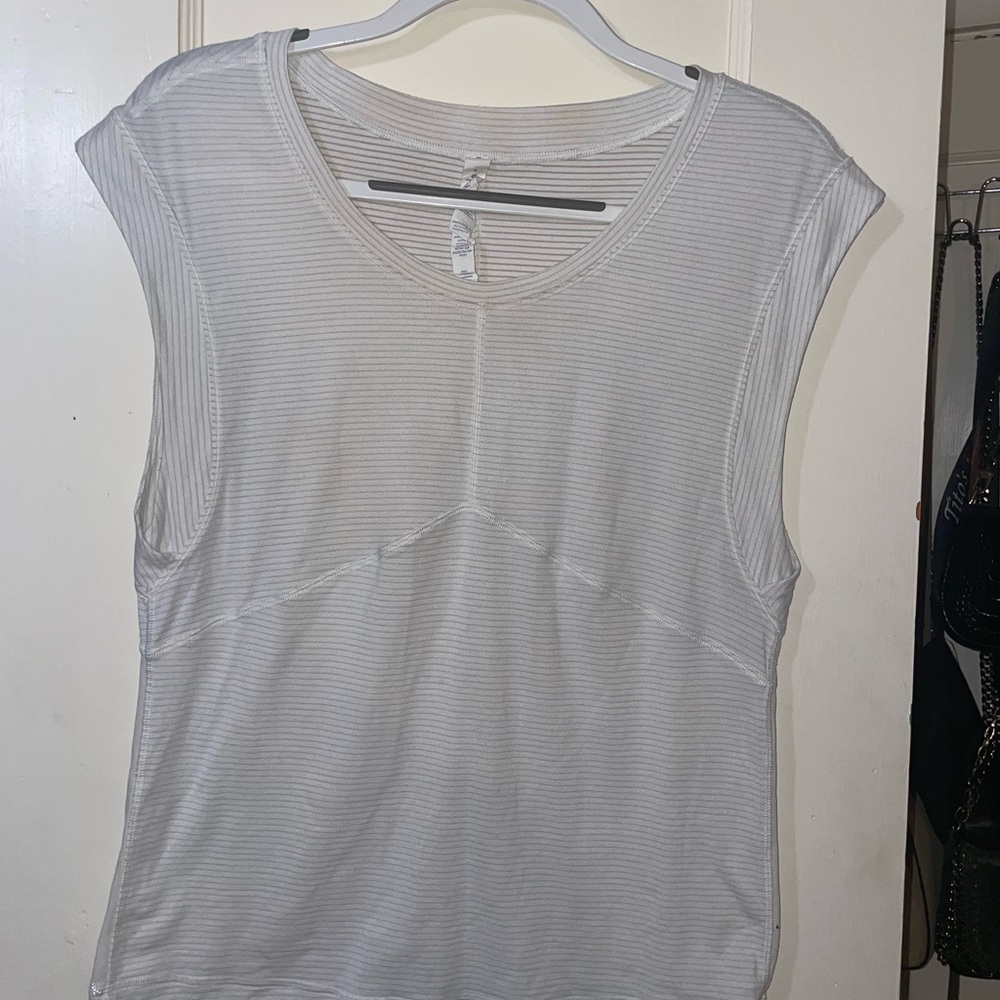 Lulu lemon white shirt